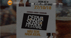 Desktop Screenshot of cervaserra.com.br